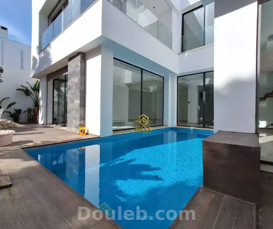 Villa s4 àla marsa avec piscine et jardin en suite - Miniature 4