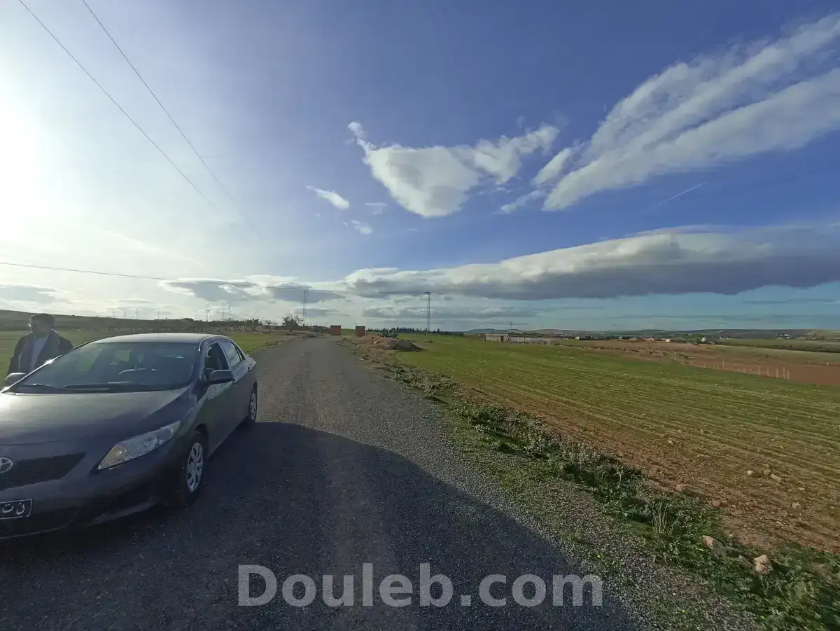 3 hectares sur une route goudronnee mnegaa - Miniature 2