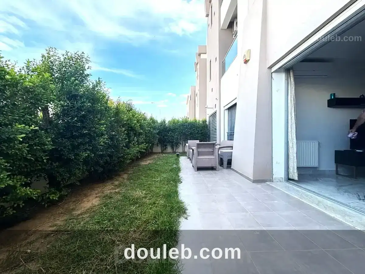 S1 meublé avec jardin à chotrana 1 à Tunis