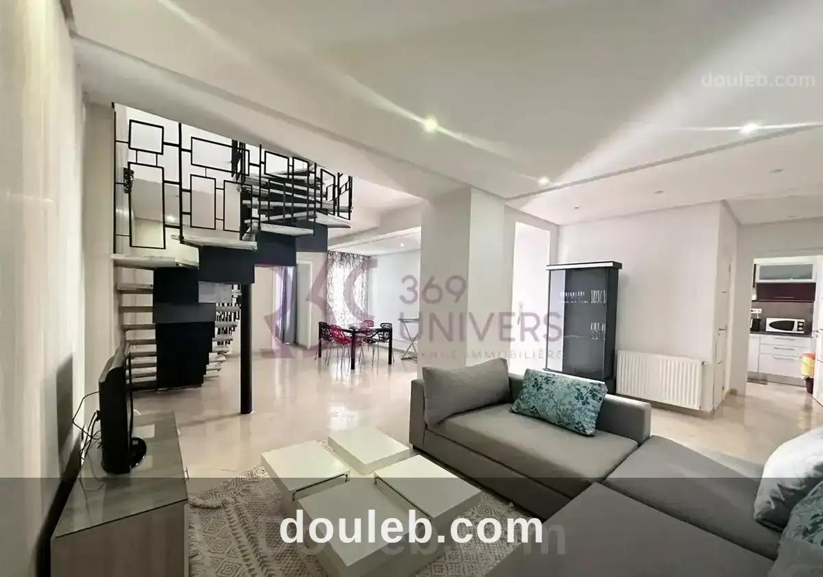 Duplex avec terrasse à la marsa ref rd030 à Tunis