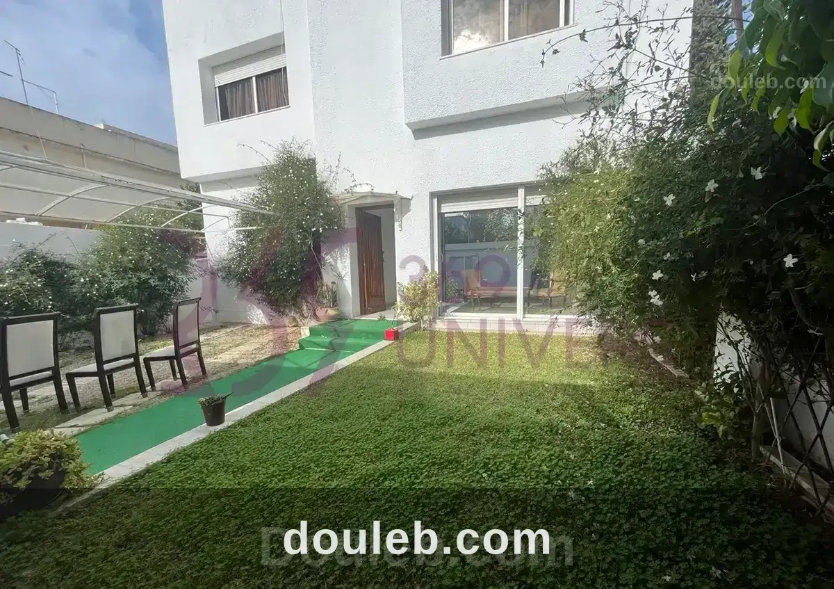 Rdc s3 avec jardin a la marsa ref ra021 à Tunis