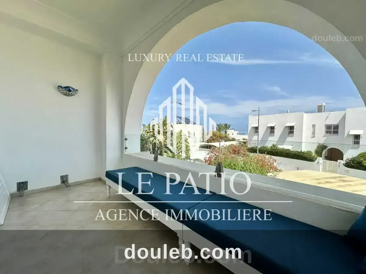 Appart s3 meuble vue sur mer marina gammarth - Miniature 4