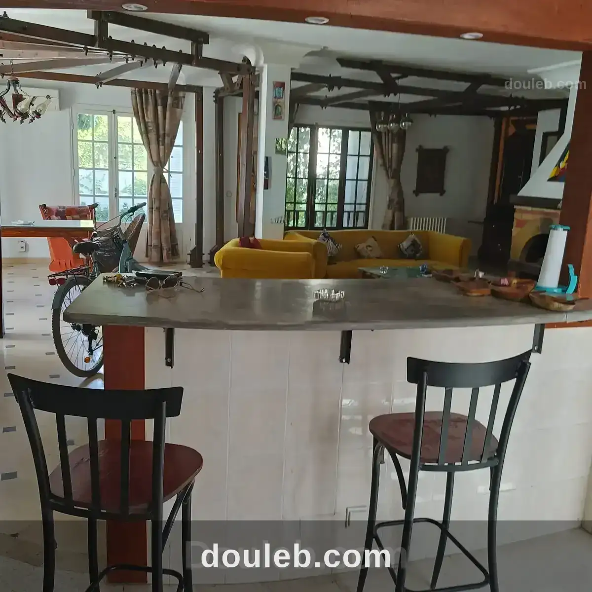 Un apaisant étage de villa s2 meublé à menzah8 - Photo 1