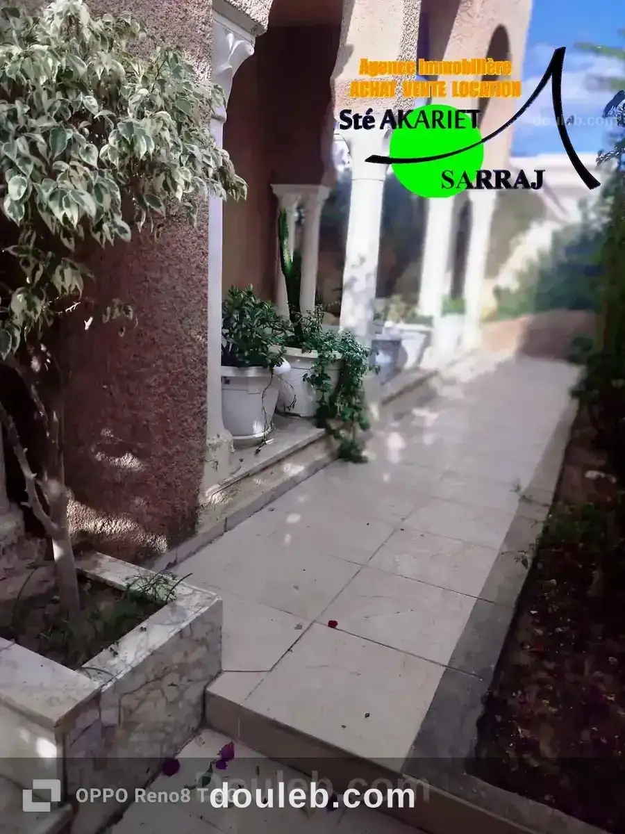 Villa style américain sans meuble à khzema - Miniature 3