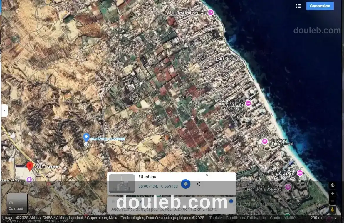 Terrain titré 424m derriére koussour gharnata - Miniature 2