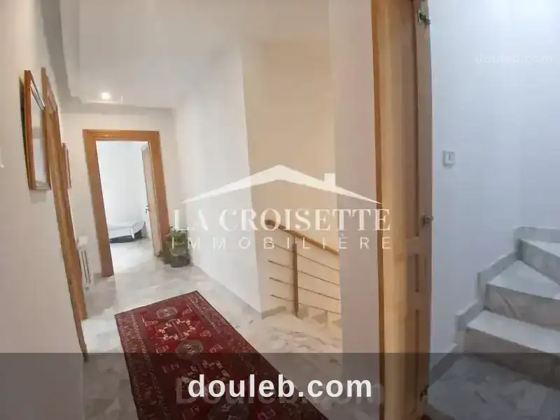 Duplex s3 meublé avec terrasse à la marsa mel0589 - Miniature 2