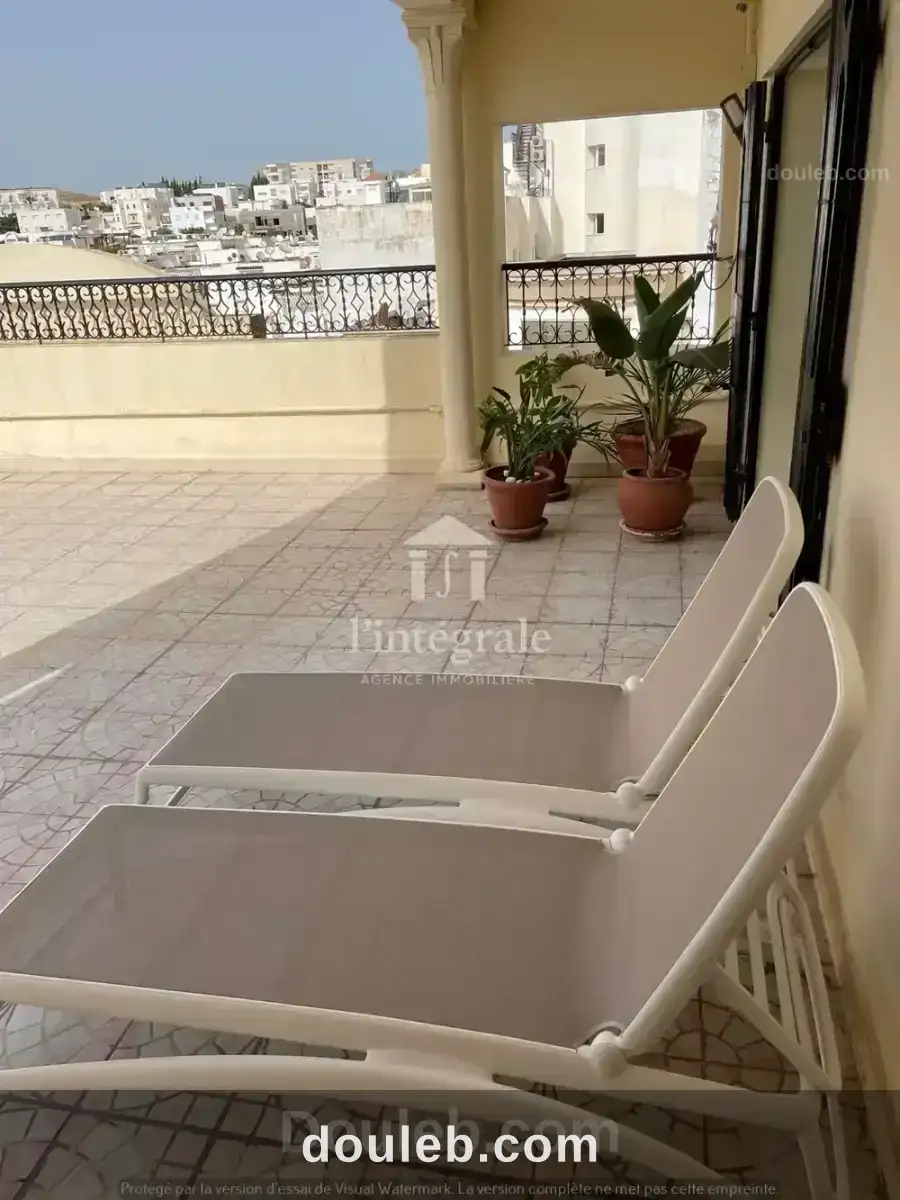 Penthouse meublé avec grande terrasse de 120m2 - Miniature 5