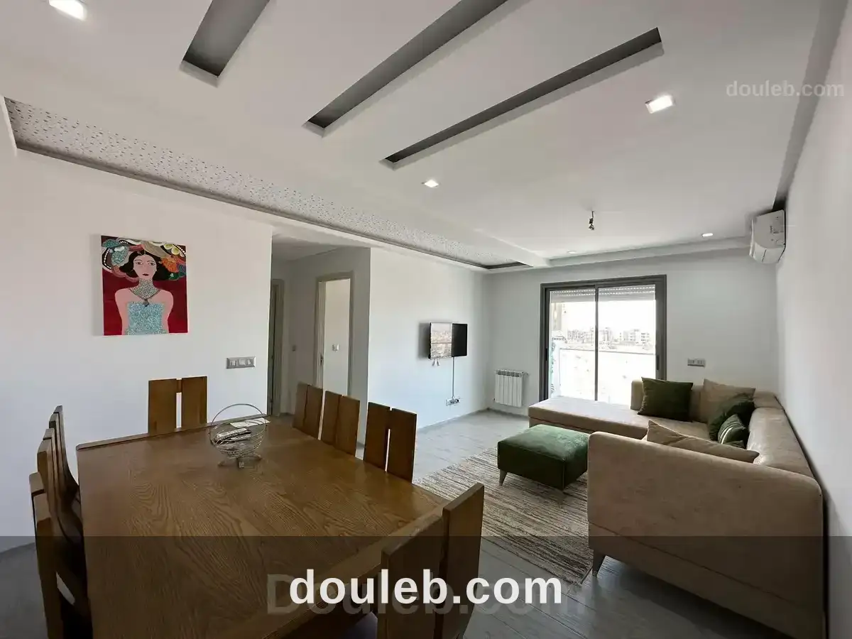 Appart s2 meublé haut standing à menzah 9c - Miniature 3