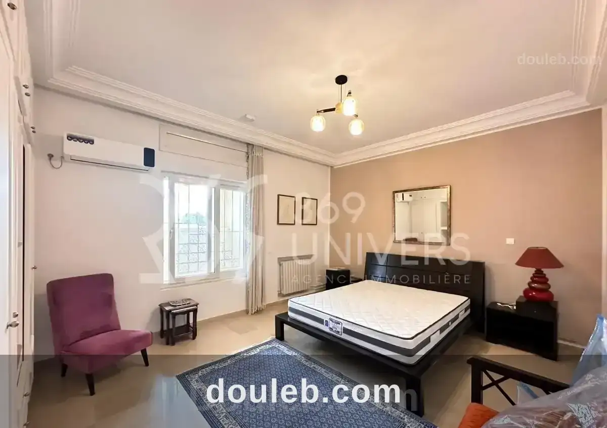 Rez de chaussee avec piscine a gammarth - Miniature 3