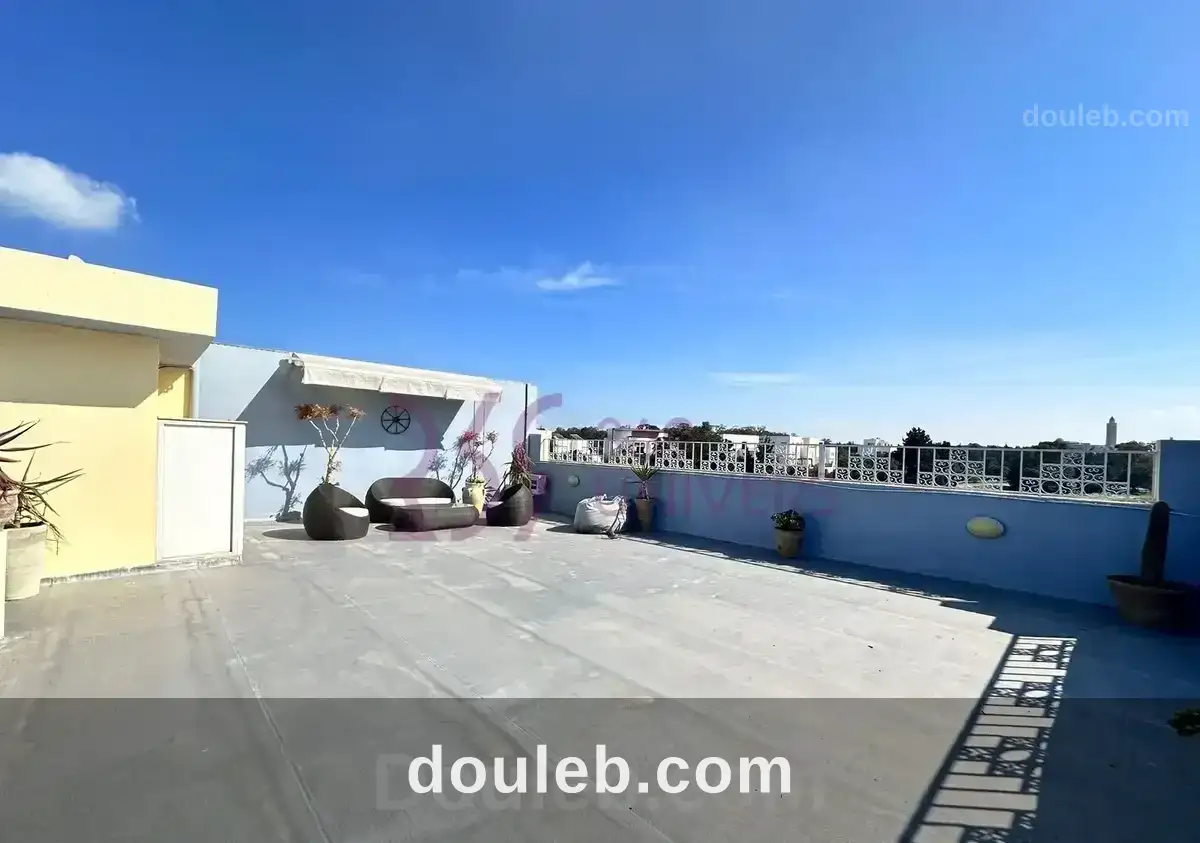 Appartement avec vue dégagée à la marsa ref ra072 - Miniature 4