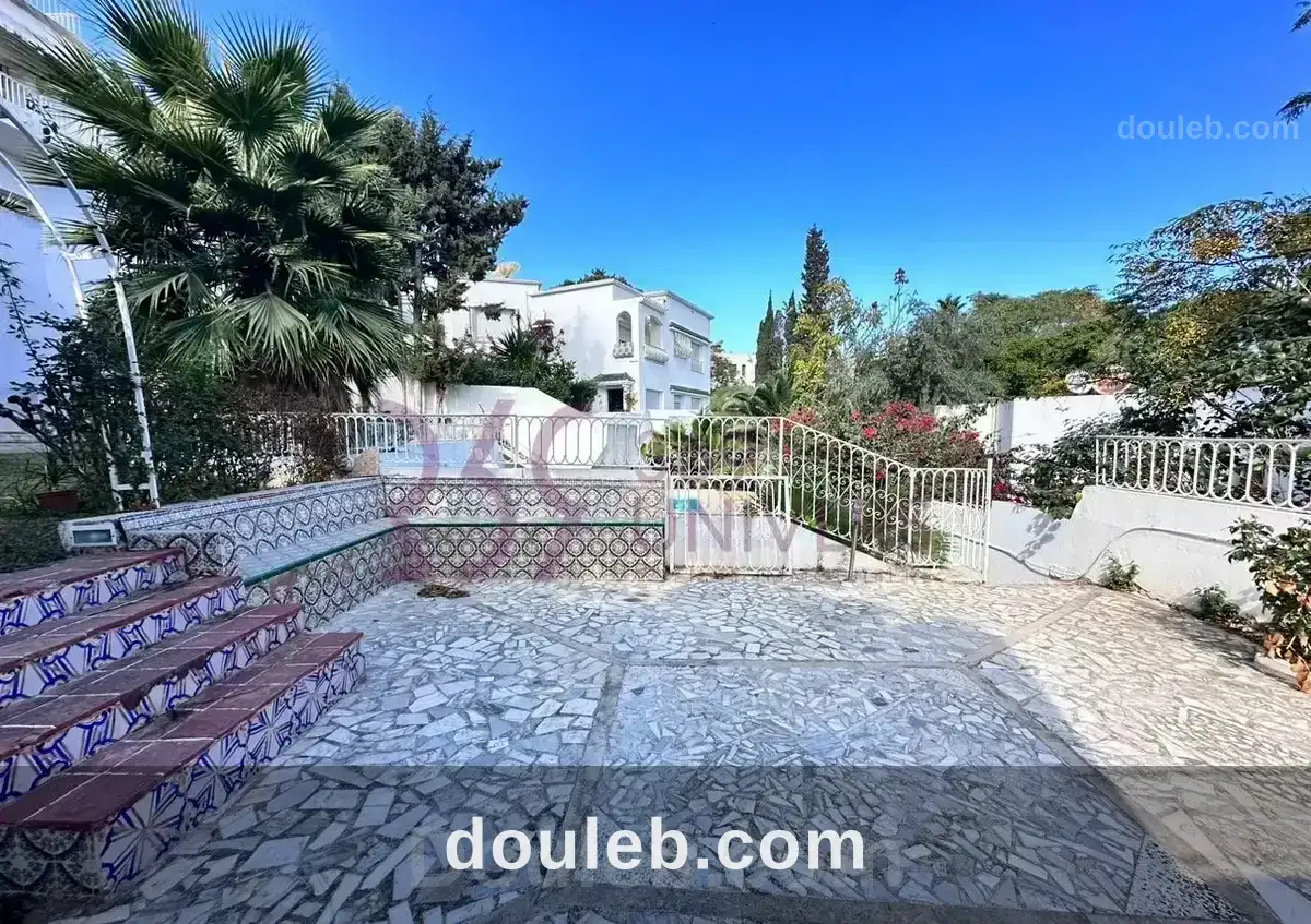 Rez de chaussee avec piscine a gammarth - Miniature 5