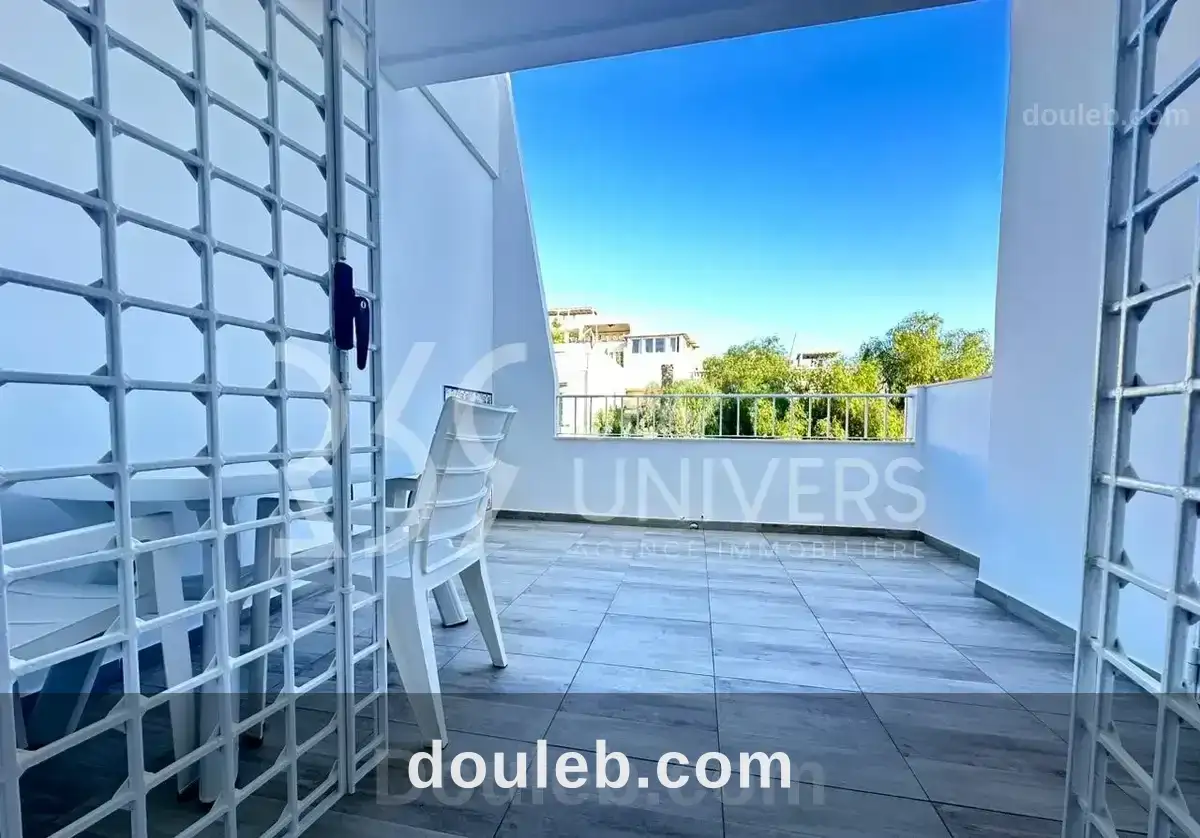 Appart meublé avec terrasse à la marsa ref ra088 - Miniature 4