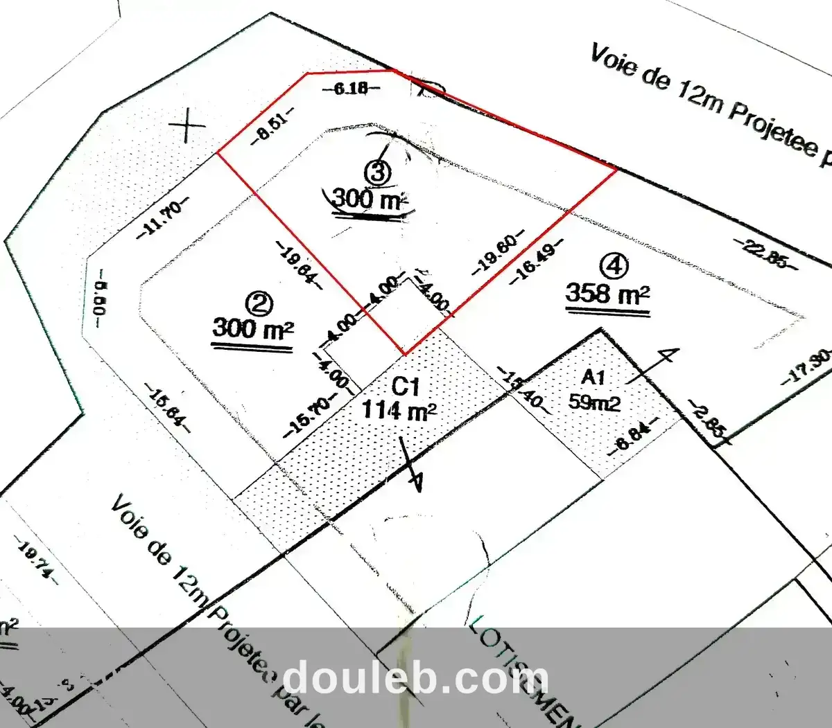 Terrain 303m et permis de bâtir à ksibet sousse - Photo 1