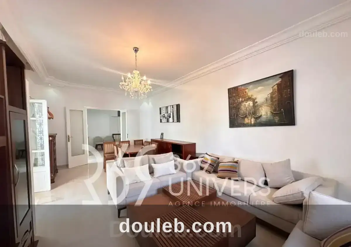 Rez de chaussée meublé avec jardin à la marsa - Miniature 4