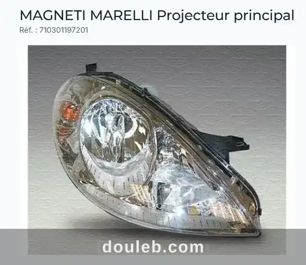 Phare av gauche mercedes classe a w169 à Tunis