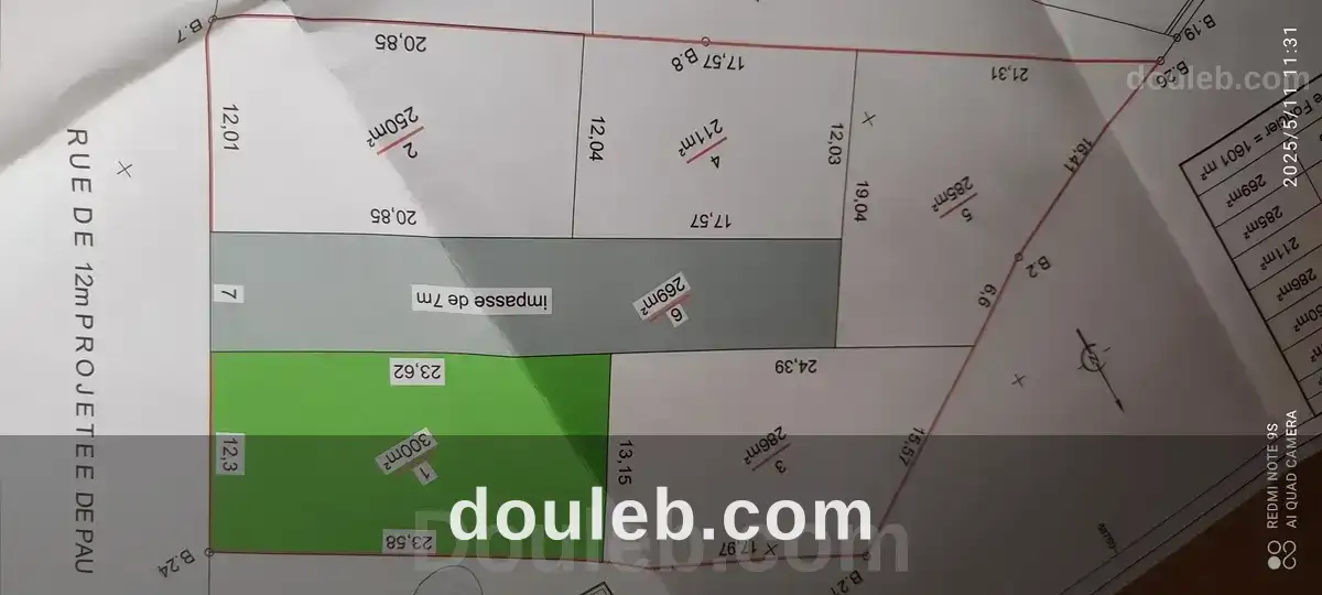 Lots terr a mannouba à Tunis