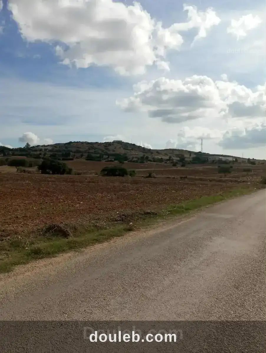 Av terrain de 2000m à4000m sur la route à hammamet à Tunis