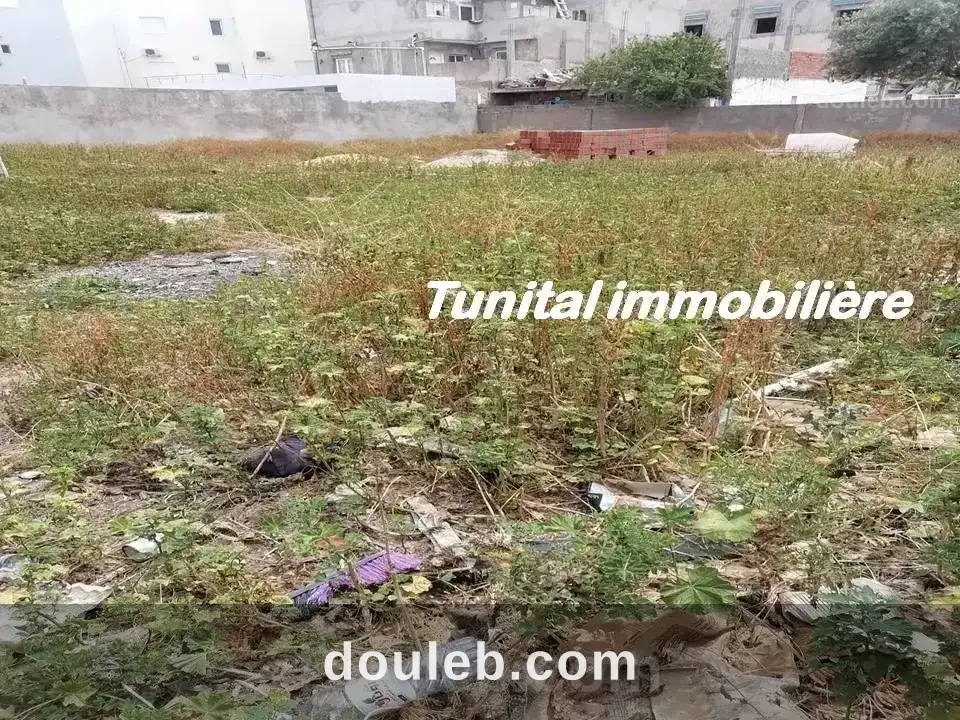 Terrain clôturé à Tunis