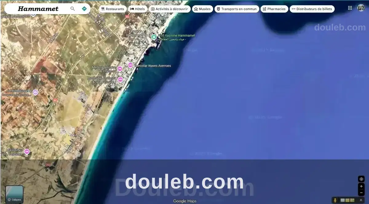 Terrain 5 hectares entre bouficha et hammamet à Tunis