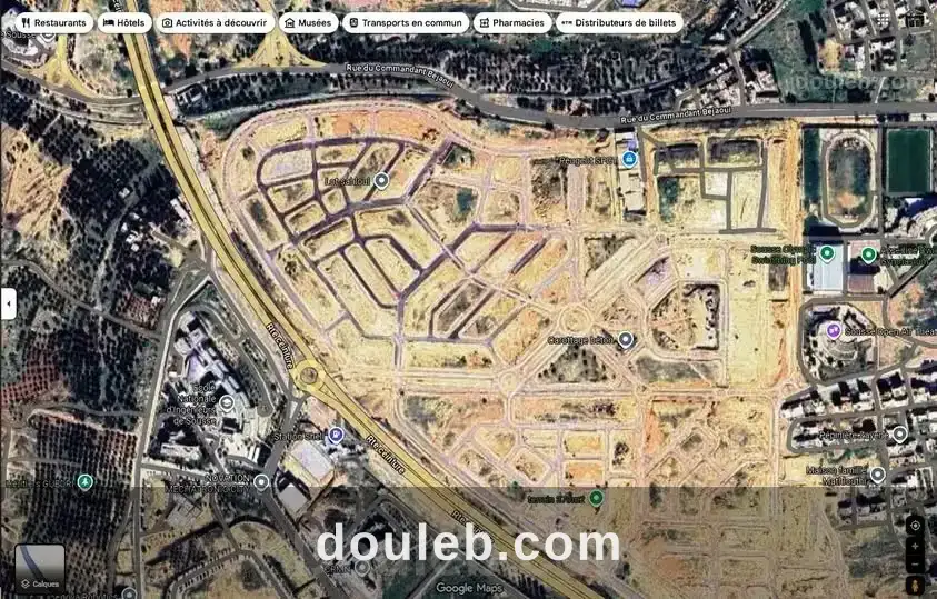 Lot 1500 pour construction foyer à côté technopole à Tunis