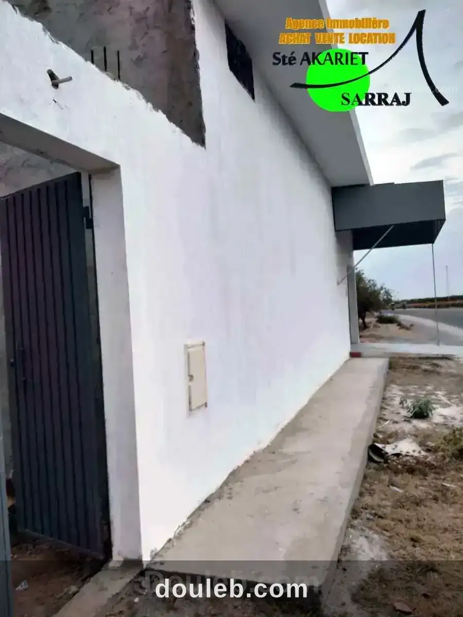Terrain clôturé 1000m à kalâa seghira ennager - Miniature 3