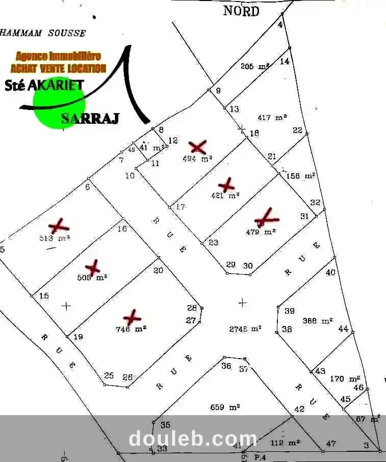 Des terrains approuvé en face shoes center sahloul - Photo 1