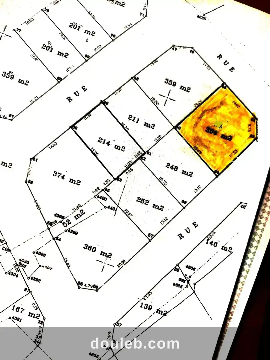 Terrain 364m zone des villas hammem sousse ghrabi - Miniature 2