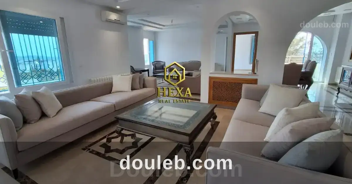 Villa meublée s7 avec piscine à gammarth - Miniature 2