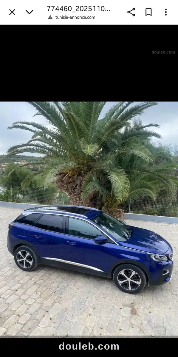 Peugeot 3008 comptant à Tunis