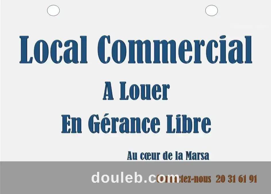 Gérance libre emplacement stratégique la marsa à Tunis