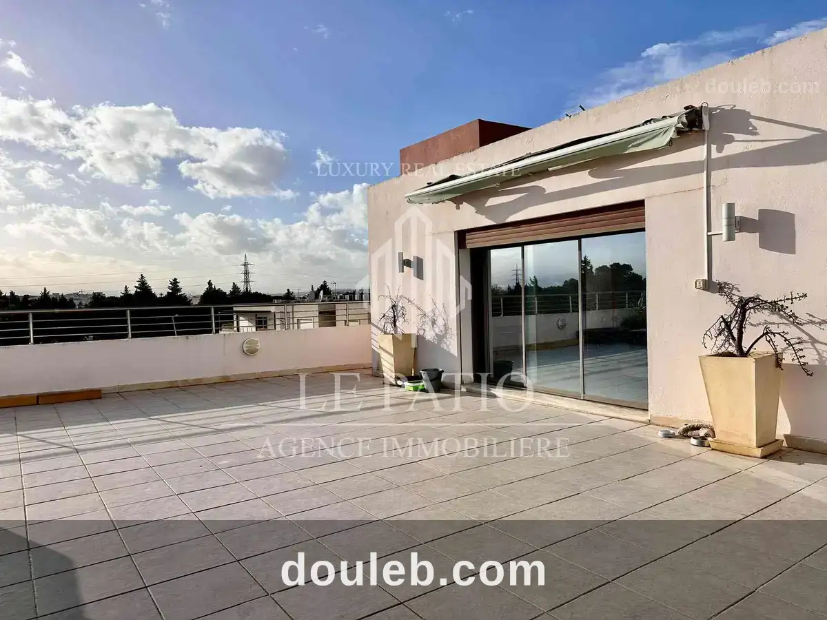Appartement s1 meuble a la marsa avec terrasse à Tunis