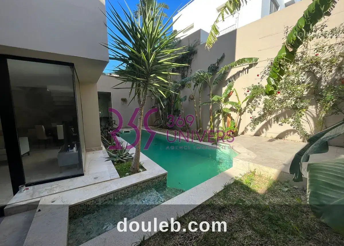 Triplex meuble s3 a gammarth ref rh006 à Tunis