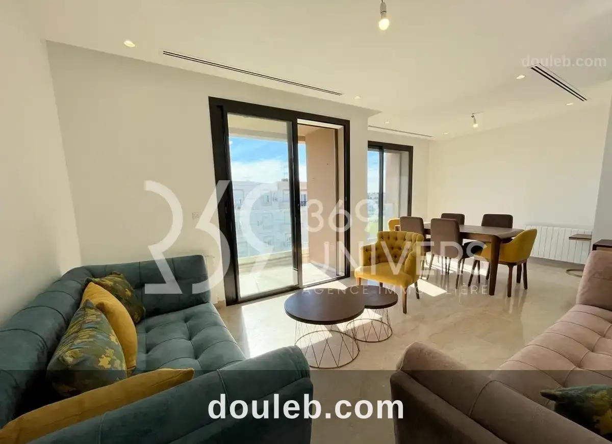 Appartement meublé avec terrasse à la marsa à Tunis