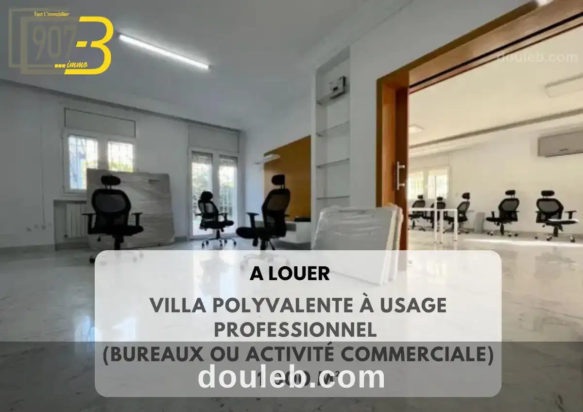 Villa à usage bureautique à notre dame à Tunis