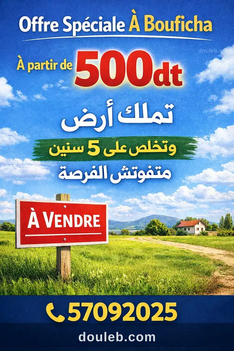Offre a ne pas rater à bouficha à Tunis