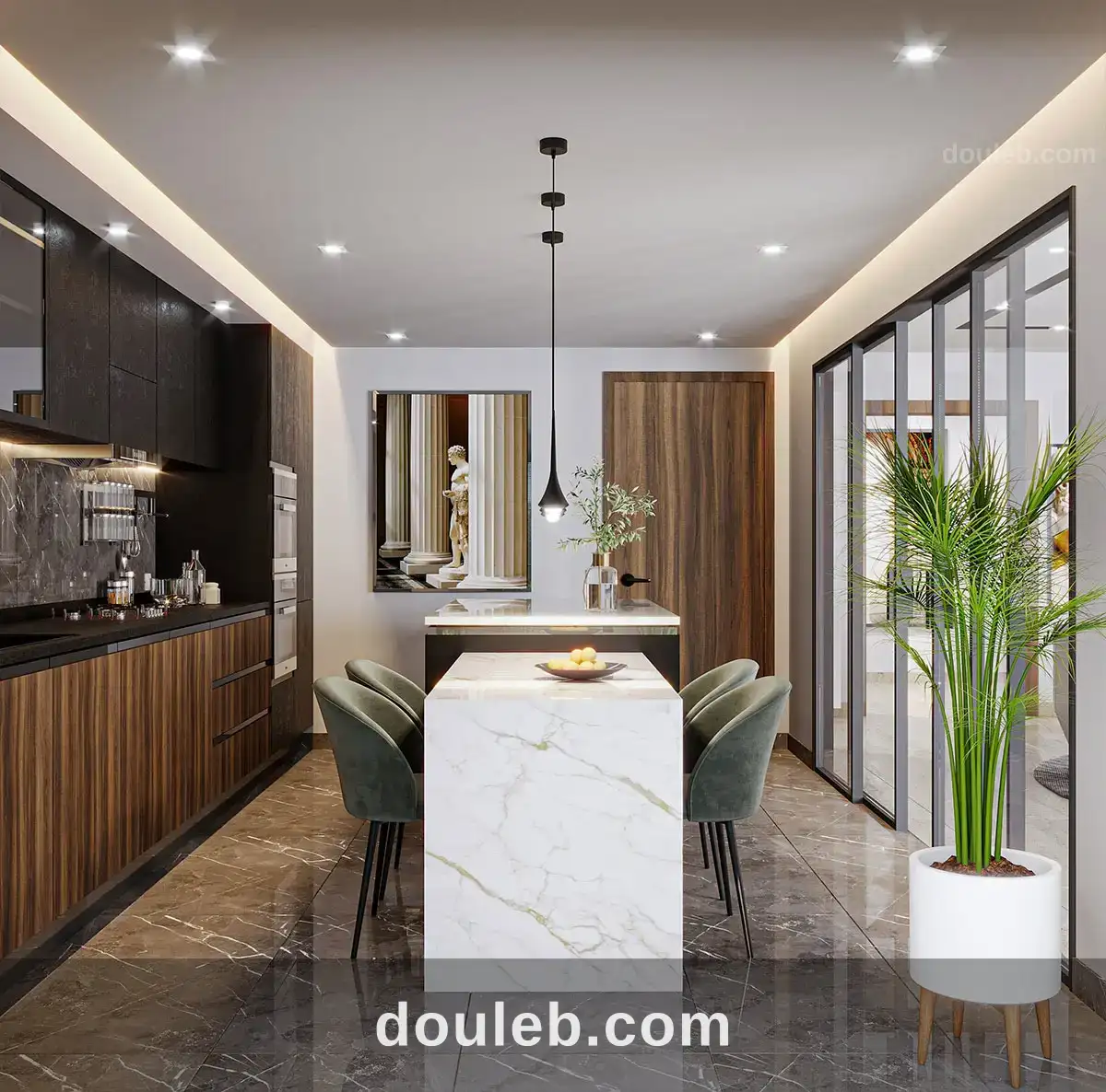 Duplex s3 neuf avec piscine à ain zaghouan à Tunis