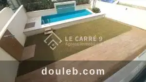 Un duplex neuf avec piscine à Tunis