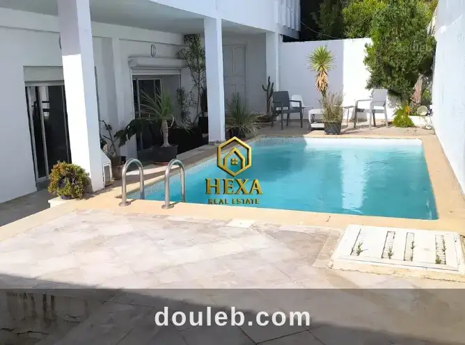 S3 avec piscine meublé à gammarth à Tunis