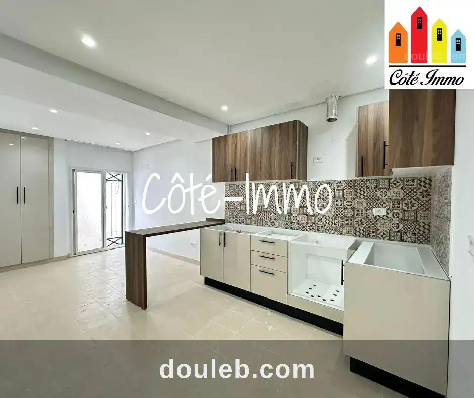 Un appart s1 au rdc à hammam lif à Tunis