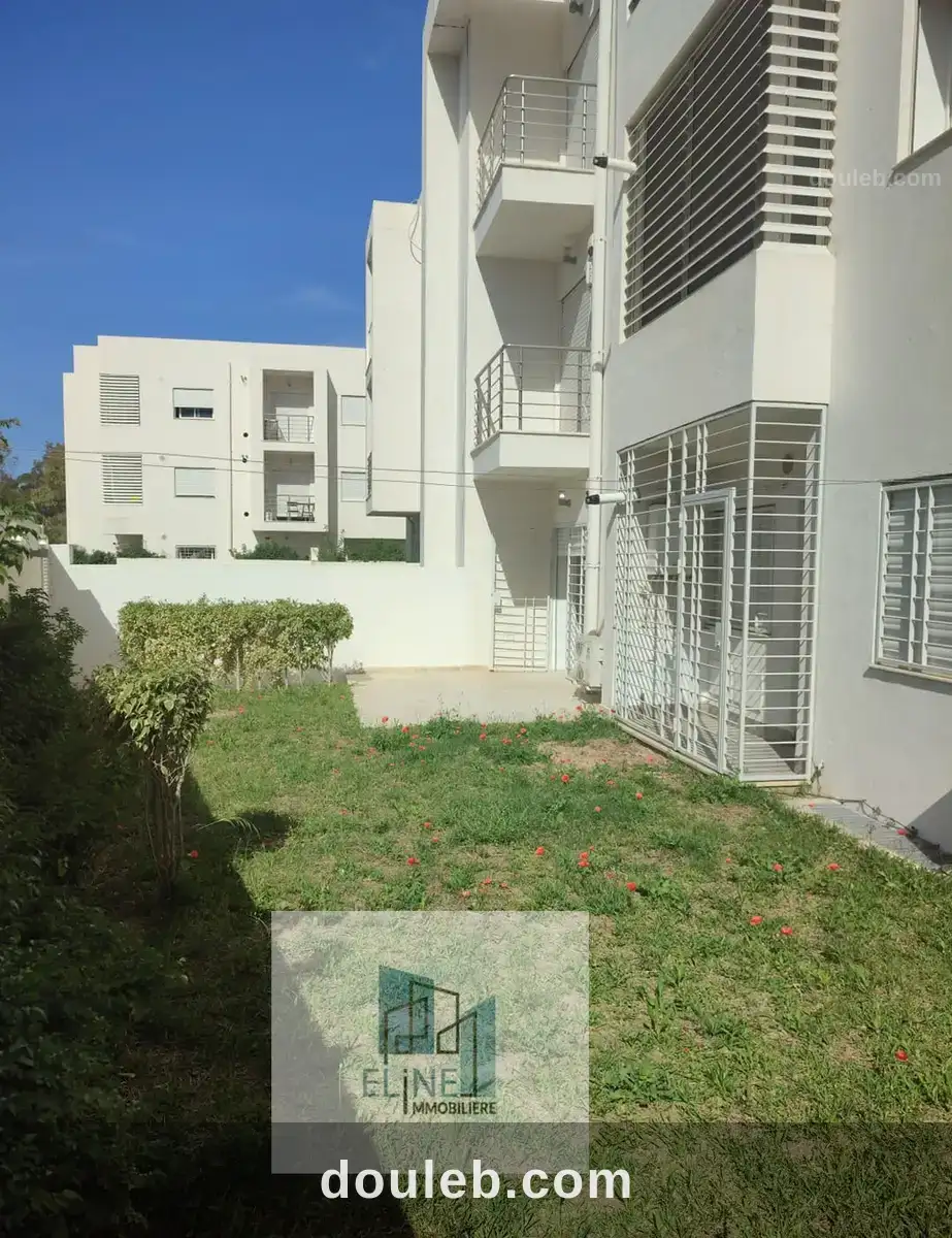 Appt s plus 2 avec jardin a soukra à Tunis