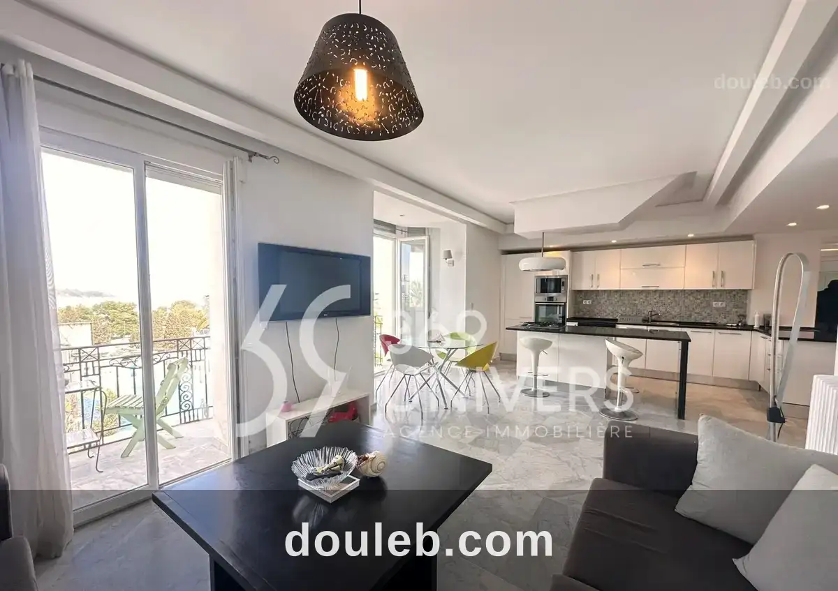 Appartement avec vue sur mer à la marsa ref ra124 à Tunis