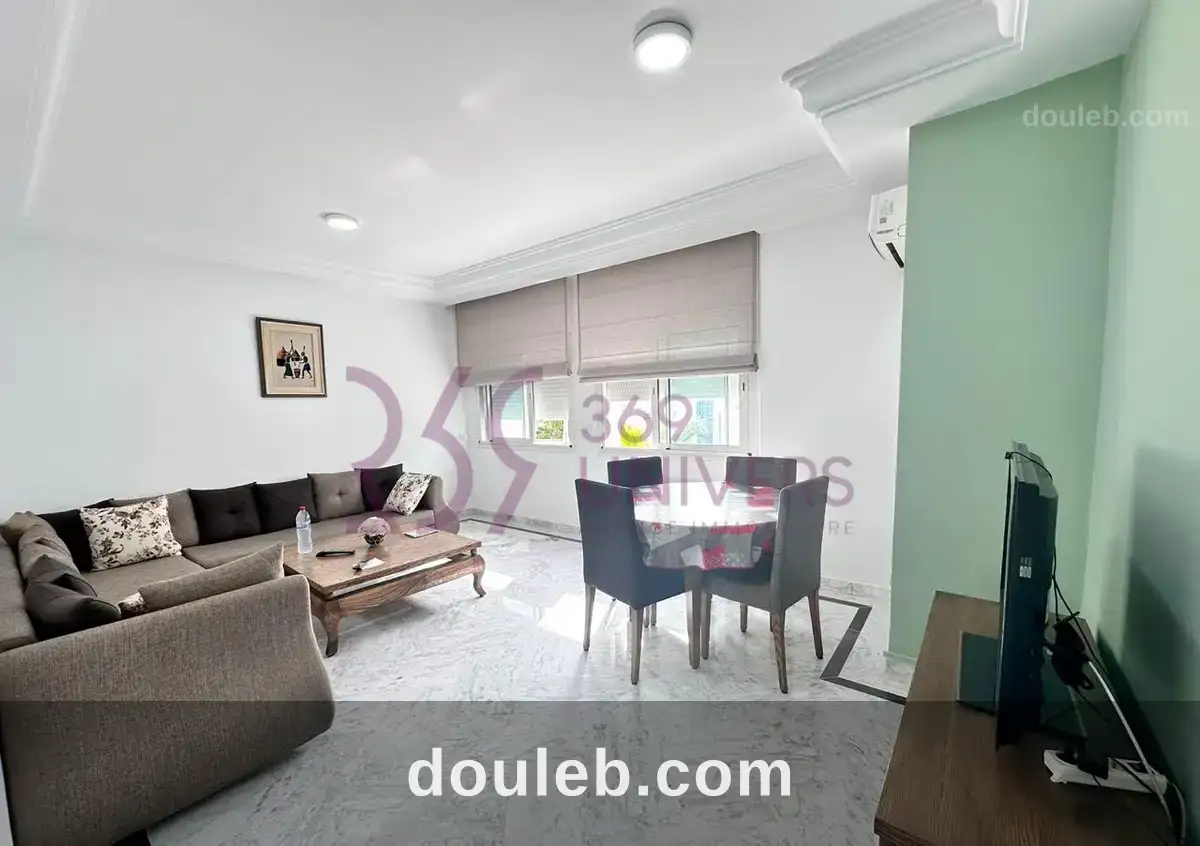 Appart s3 meublé à la marsa ref ra047 à Tunis