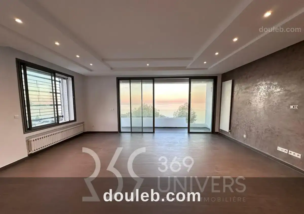 Appartement avec vue sur mer à la marsa ref ra161 à Tunis