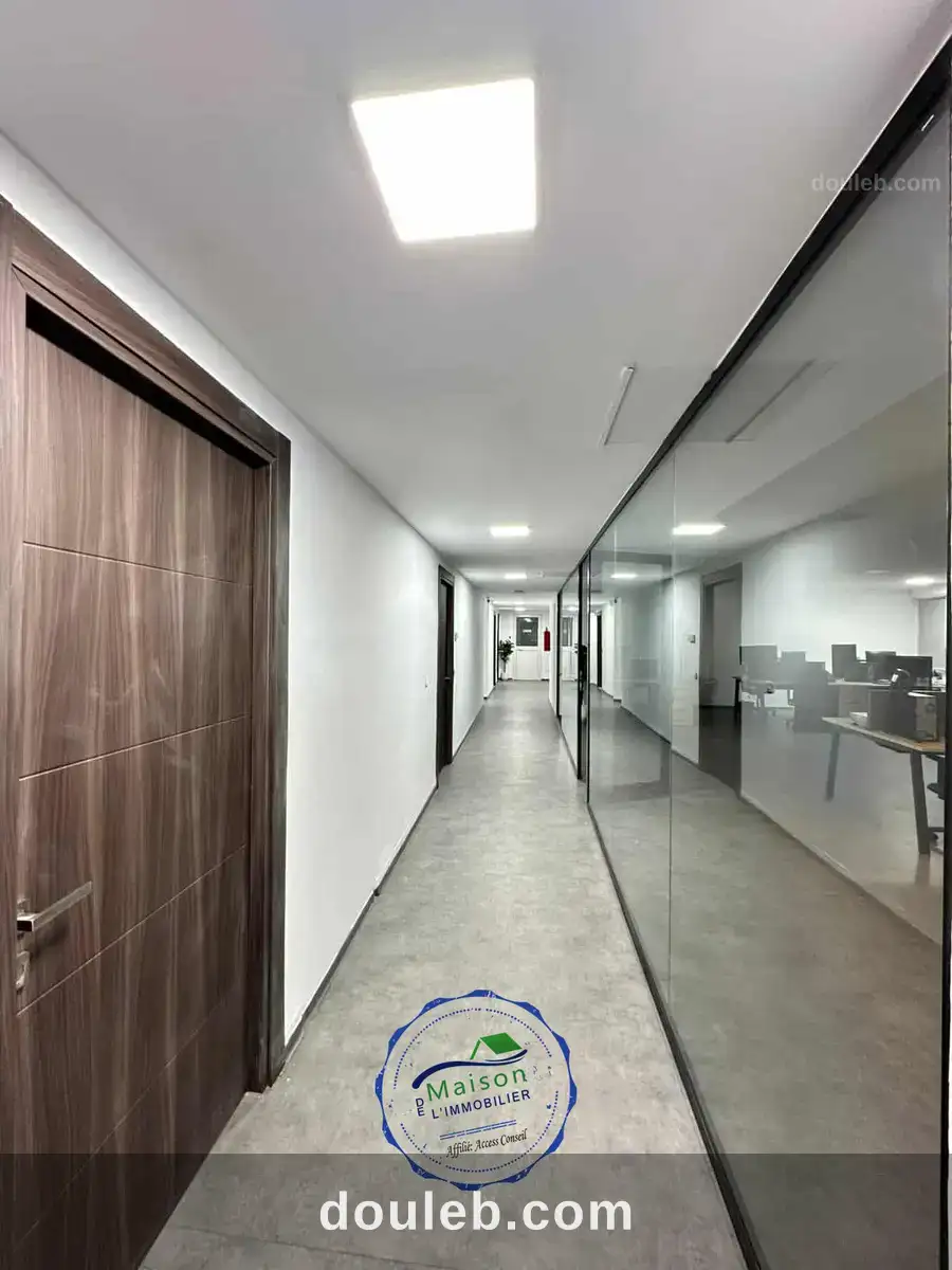 Plateau 400 m open space et 5 pièces à montplaisir à Tunis