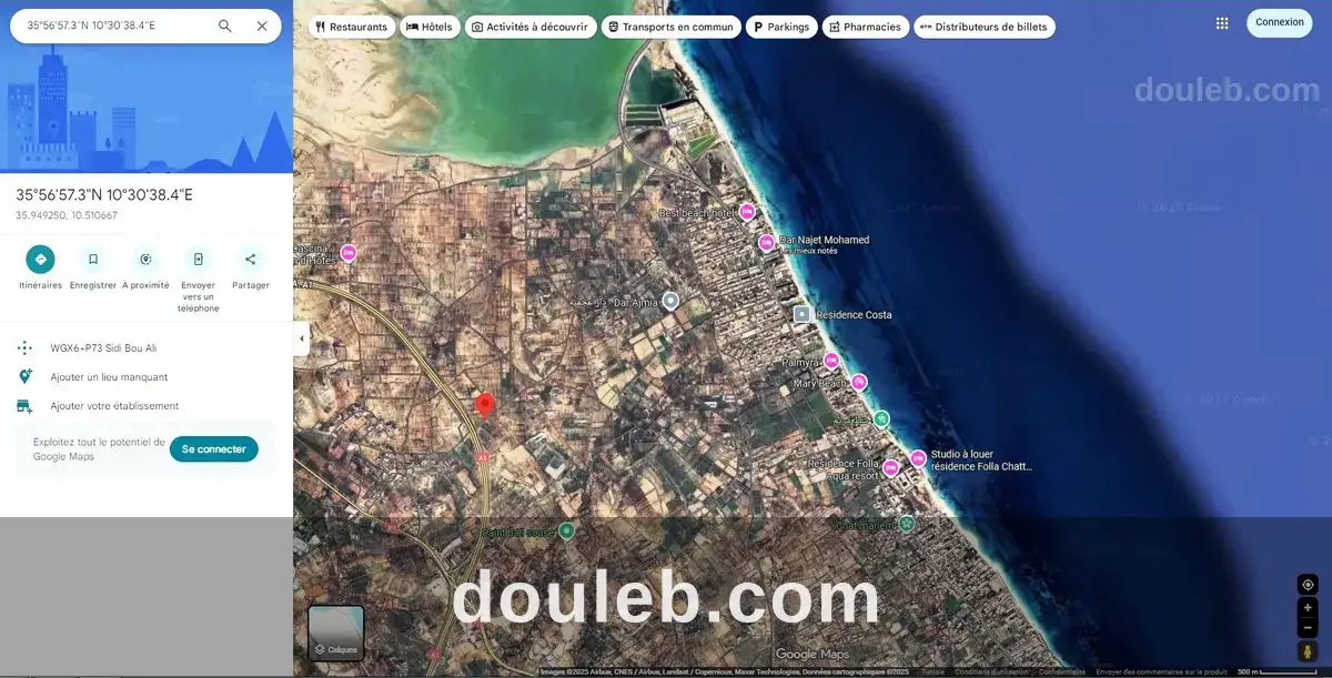 Occasion terrain vue de mer 420m el fokaïa à Tunis