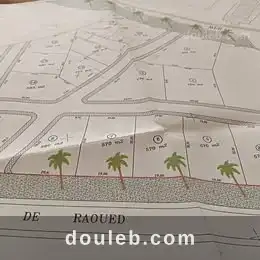 Un terrain sur la route principale raoued gammarth à Tunis