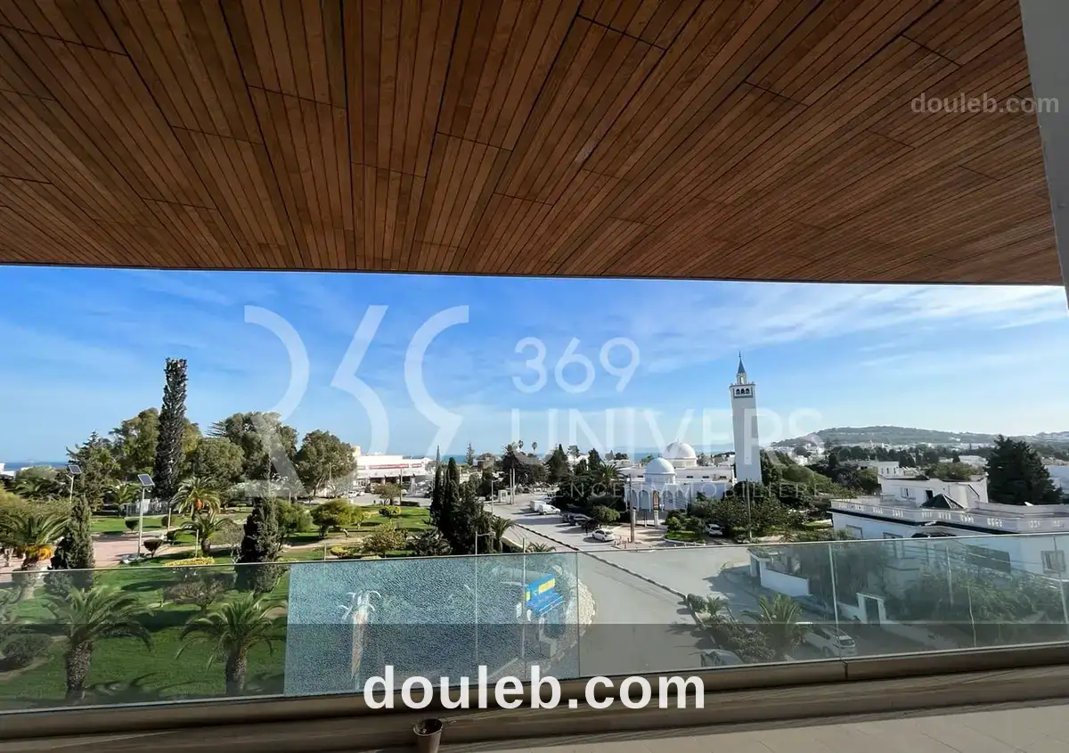 Appart meublé avec terrasse à la marsa ref ra018 à Tunis
