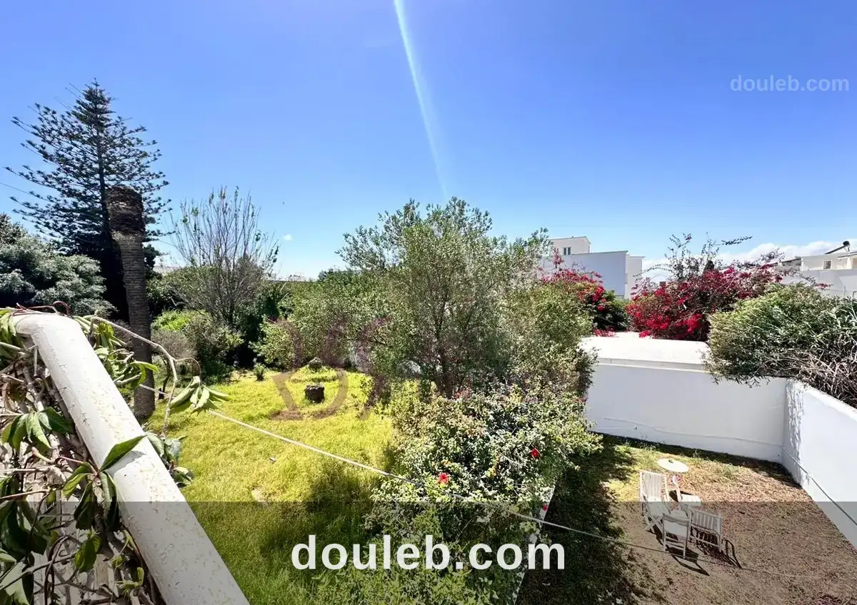 Appartement meuble avec jardin à la marsa à Tunis