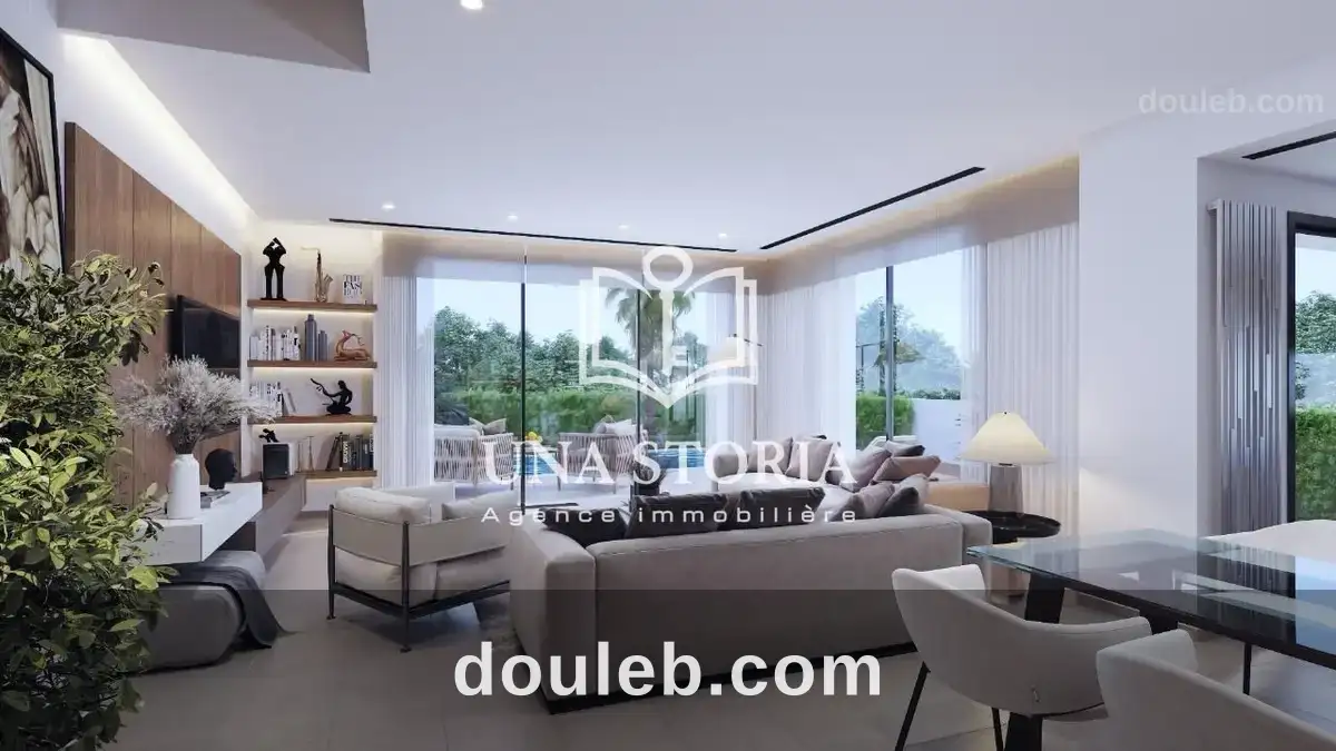 Villa jumelée s plus 4 neuve jamais habitée à Tunis