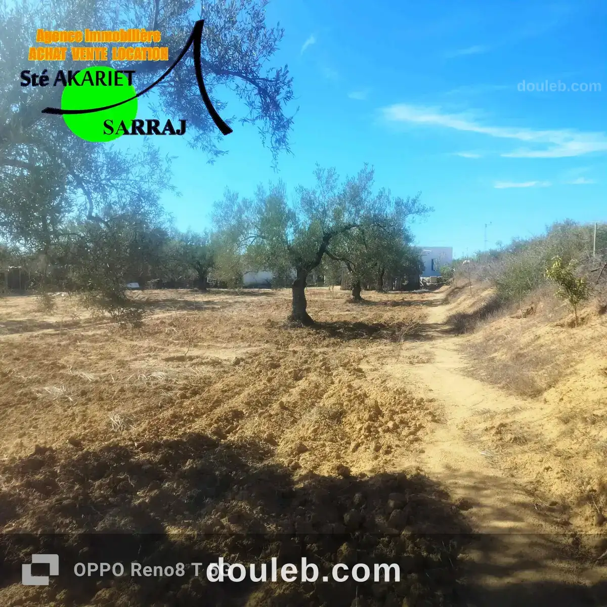 Senia clôturé 3300m à kalaa sghira oued laya à Tunis